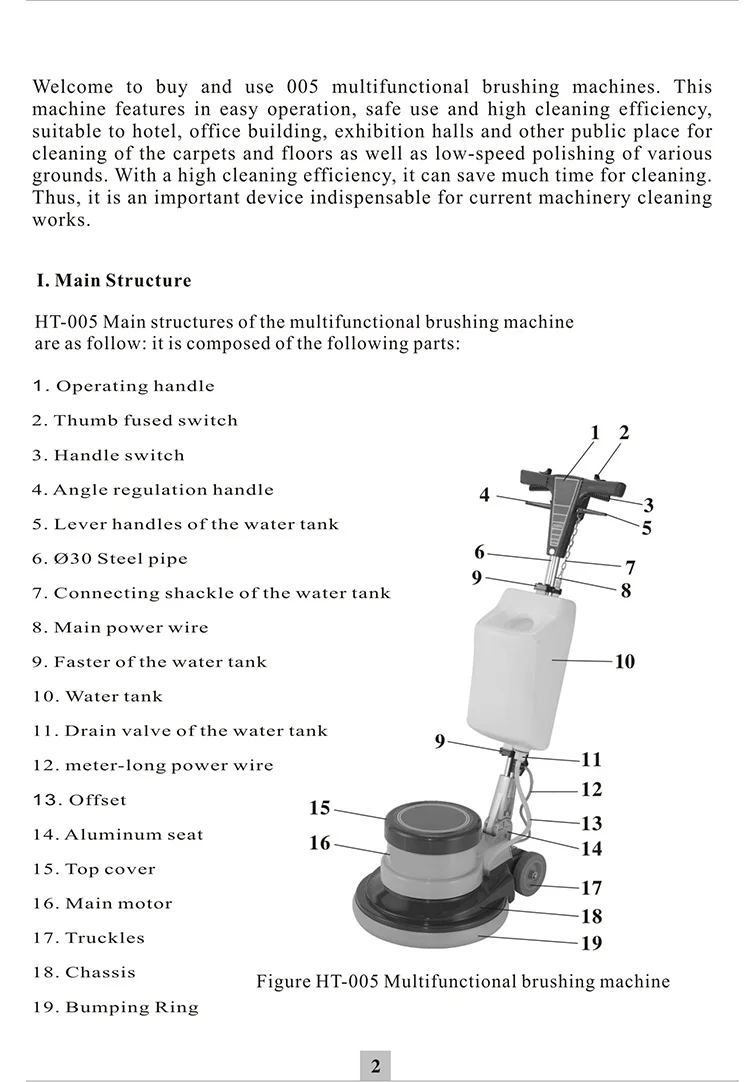 Wholesale Multi-Function 17 Inch Floor Polisher Machine China