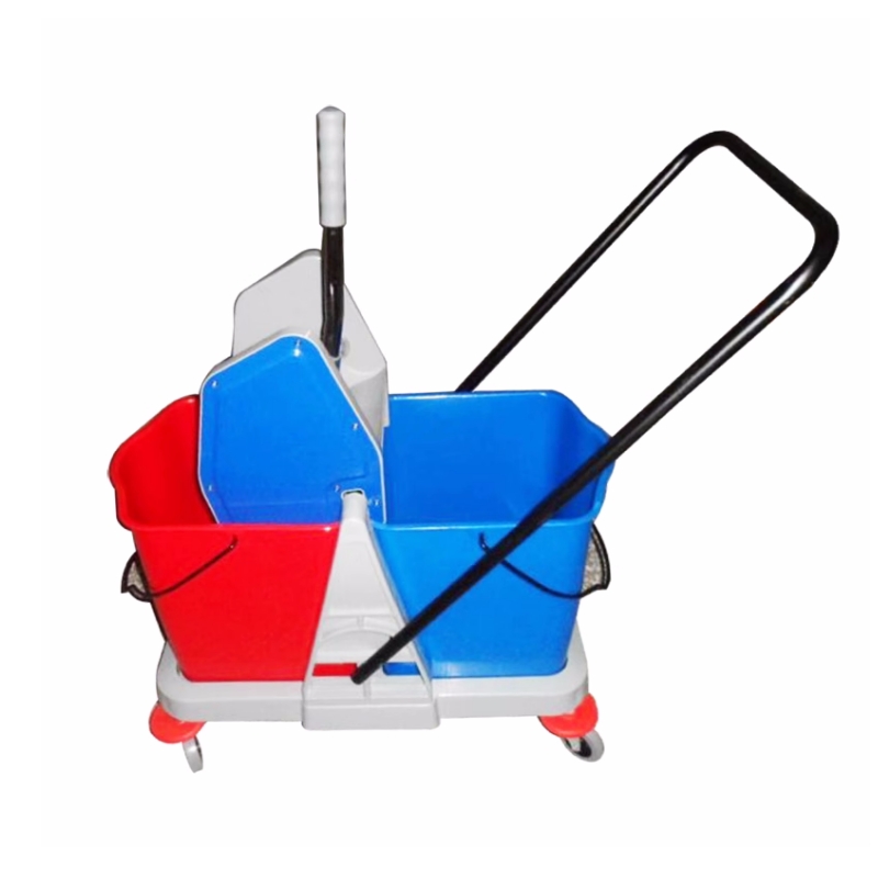 Cleaning Trolley Double Mop Bucket with Wringer Model B-045 60L