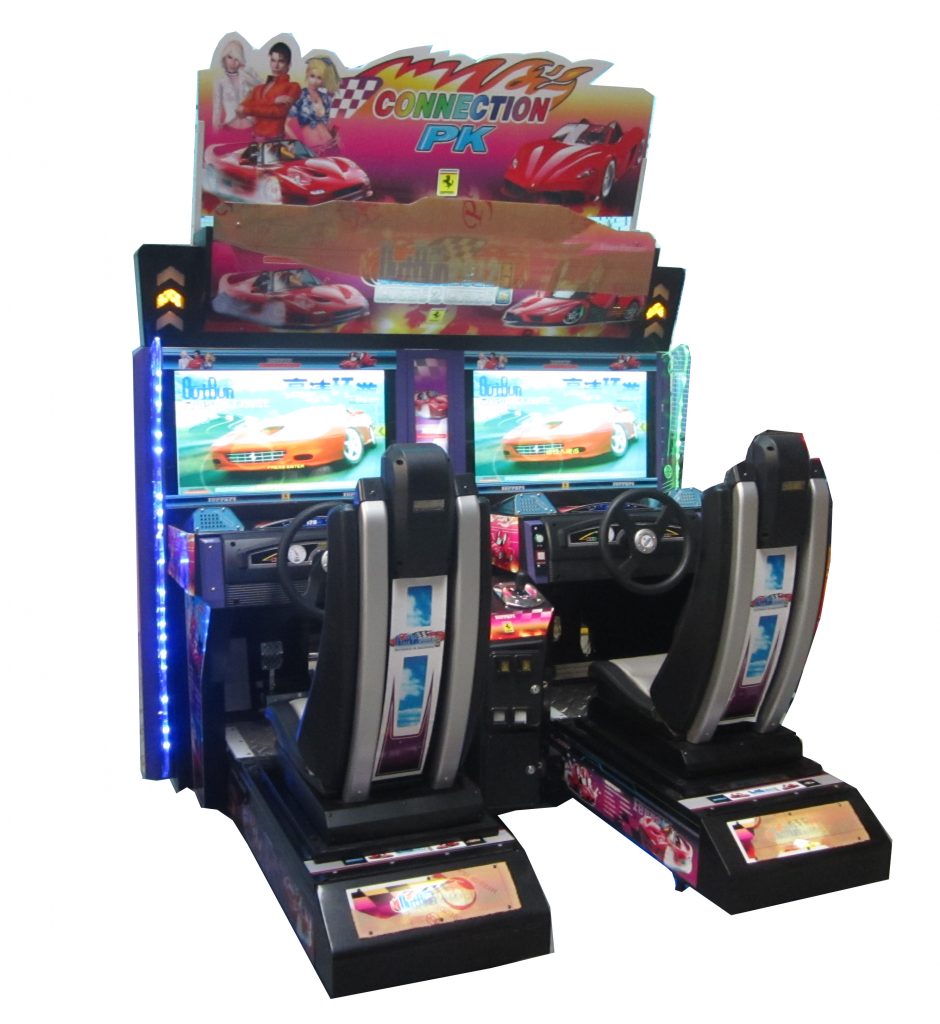 32 LCD HD outrun double racing game machine | dinibao