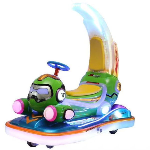 Speed and tranquility in the playground: the charm of bumper cars and pedal cars