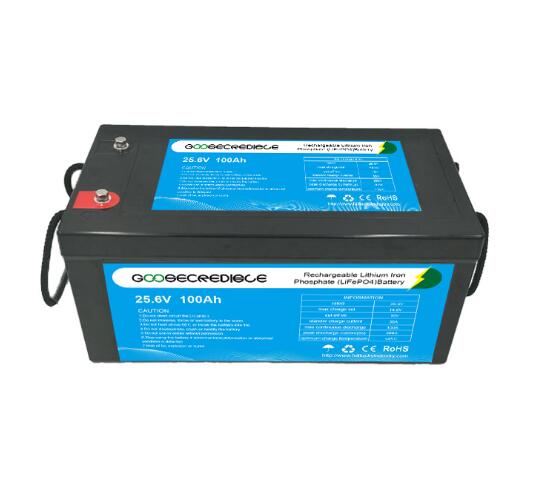 الصين LiFePO4 بطارية 25.6V 100Ah الشركة المصنعة للمنتج