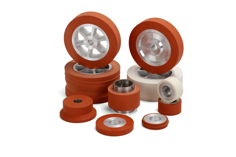 China Aluminum core silicone wheel